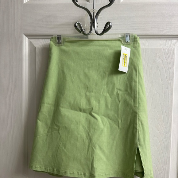 Wild Fable XXL Sage Green High Rise Bodycon Mini Skort Built-in Shorts Zip - Picture 4 of 9